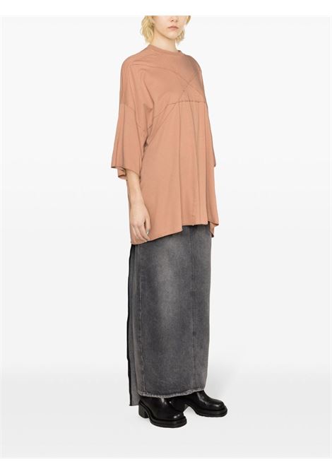 T-shirt oversize in rosa - donna RICK OWENS DRKSHDW | DS01D1209RNET113